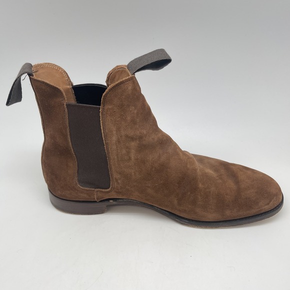 New & Lingwood Chelsea Boots Mens 10.5 US Brown Suede England Leather Dress Shoe main image 8